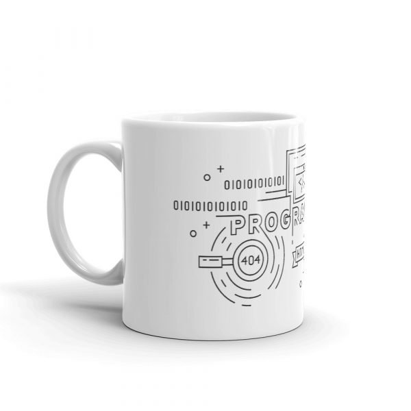 Concept de programmation via un Design Monoligne ,Tasse de Café Design, Mug – Image 3