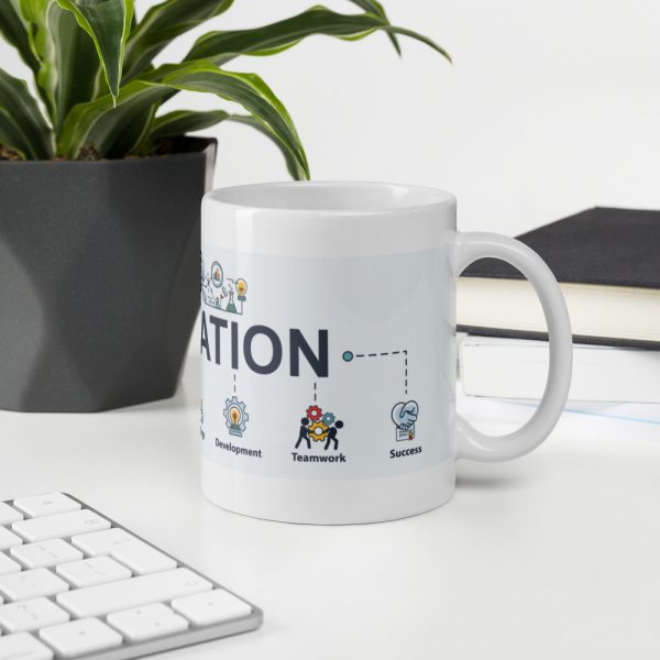 Mug Geek "L'Innovation , Pourquoi Faire ?" , idéal pour le Latte Art – Image 6