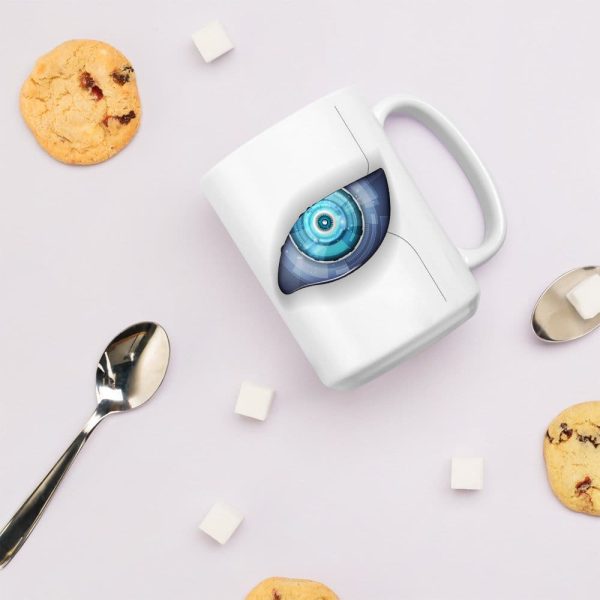 Mug of Coffee "Technology Watch" , Printed  Cup , Hot Cup of Coffee - Image 7